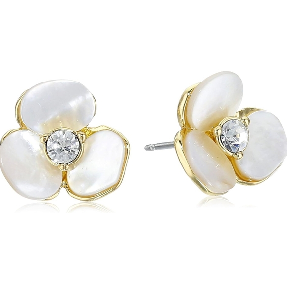 Kate Spade "Disco Pansy" Studs - Picture 1 of 2